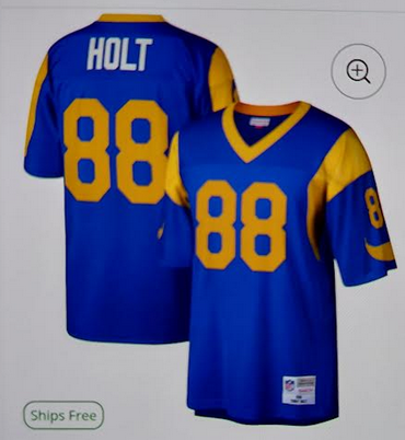 Men Los Angeles Rams #88 Holt blue Nike Limited NFL  2025  Jersey